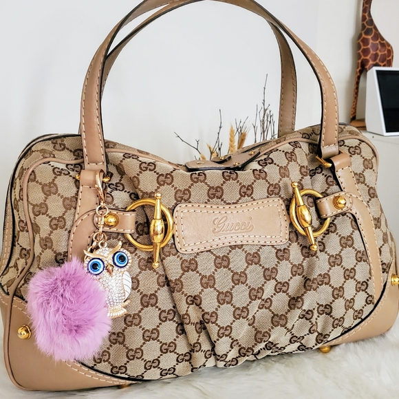 Gucci Handbags - GUCCI🎈AUTHENTIC XL SIGNATURE GG WEB JOCKEY BOSTON